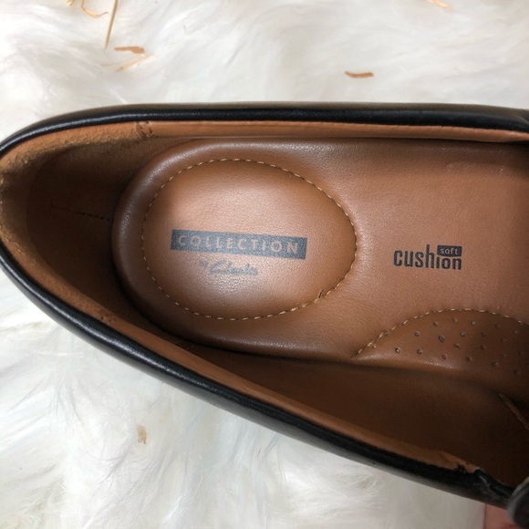Collections by Clark’s Men’s Black Loafers SZ 10M - Picture 4 of 8